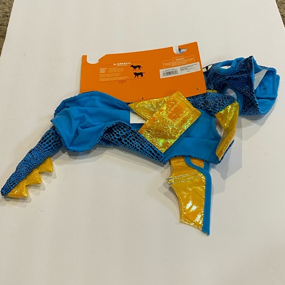 Hyde and Eek! Boutique Cat Dog Pet Metallic Dragon Costume Halloween Size XS NWT - Picture 4 of 5